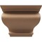Ekena Millwork 12"W x 24"D x 12"H Wide Scroll Rough Cedar Woodgrain TimberThane Corbel, Primed Tan CORUR12X24X12SCRRCPR - alternate 2